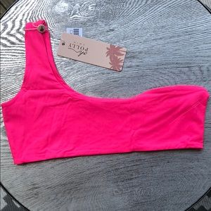 Oh Polly bathing suit top. One strap.